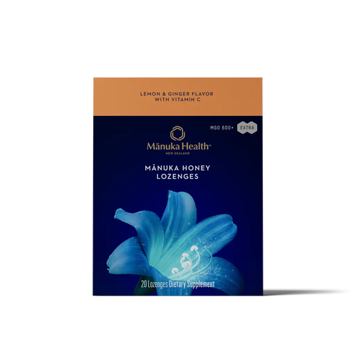 Manuka Honey Lemon & Ginger Lozenges with Vitamin C NZ